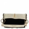 Włoska Torebka Skórzana Listonoszka Złota